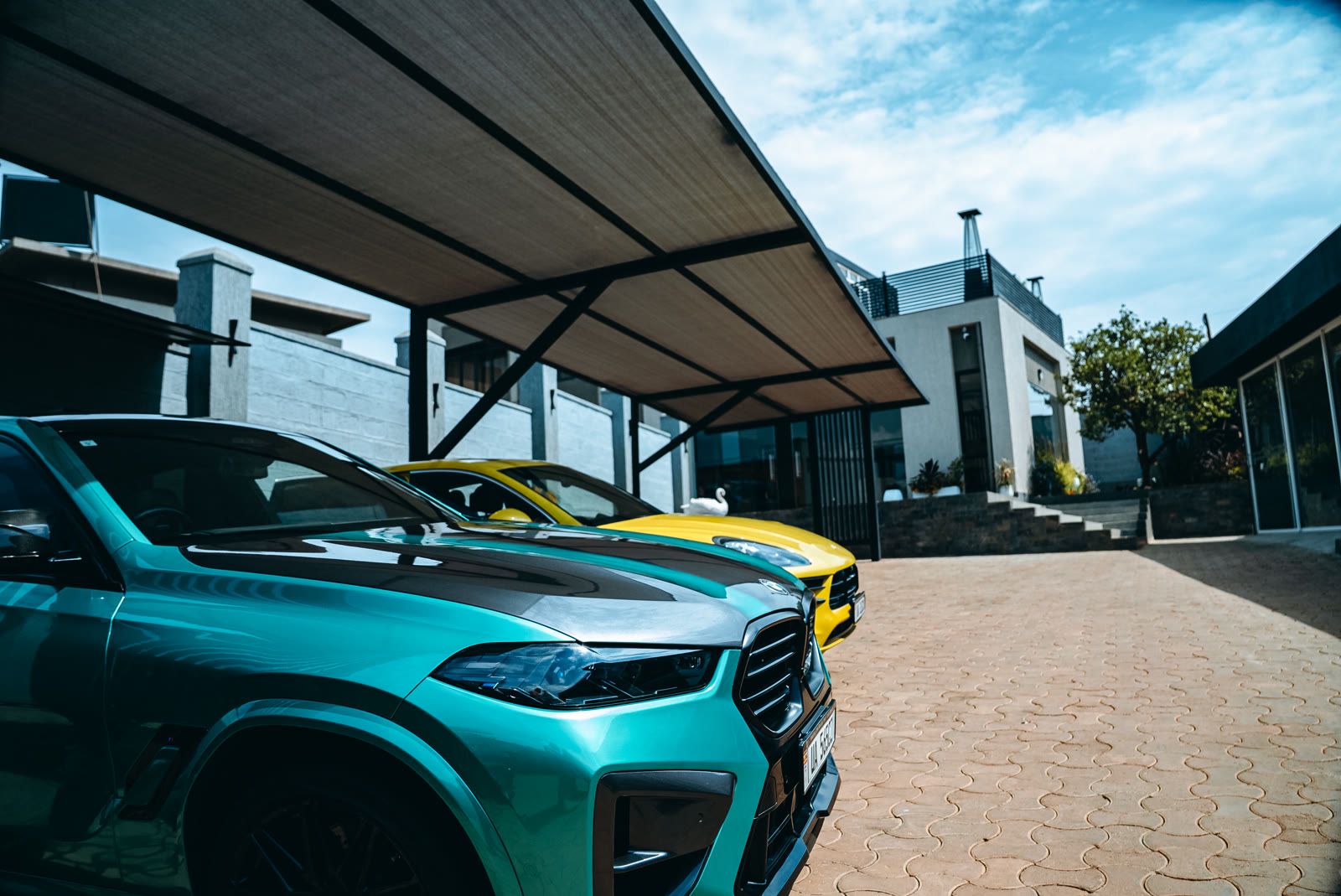 Luxury Vehicles on Display